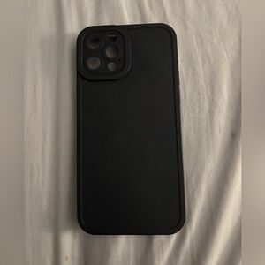 iPhone 12 Pro Black Silicone Case